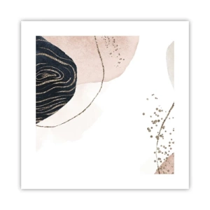 Poster - Alles vloeit - 40x40 cm