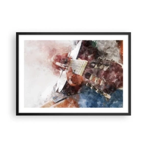 Poster in een zwarte lijst - En wat vind je ervan? - 70x50 cm