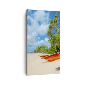 Schilderen op canvas - De charme van de tropen - 45x80 cm