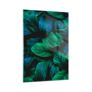 Schilderen op glas - In de groene menigte - 50x70 cm