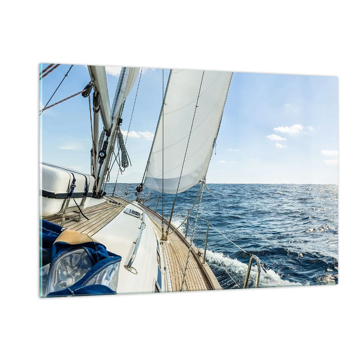 Schilderen op glas - Ahoi, avontuur - 120x80 cm