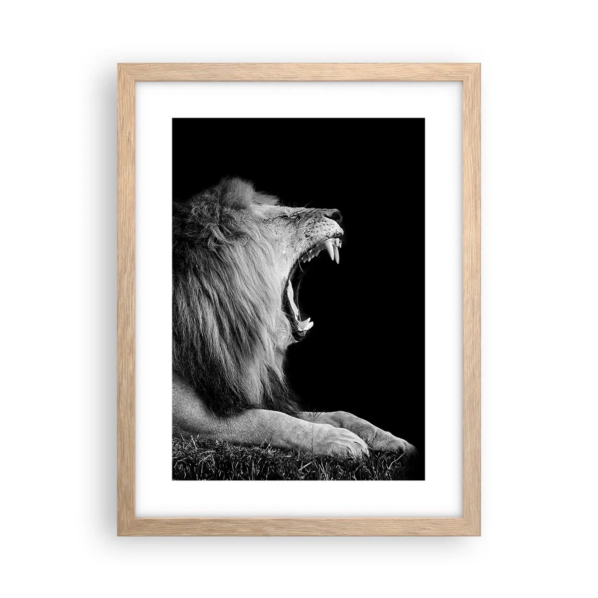 Een poster in een licht eiken lijst - Zonder enige twijfel - 30x40 cm