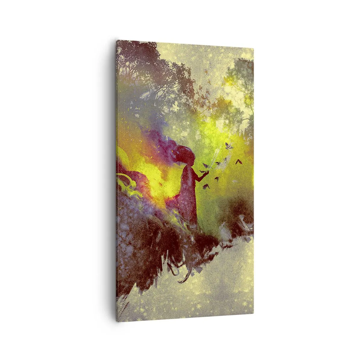 Schilderen op canvas - Moeder Natuur - 55x100 cm