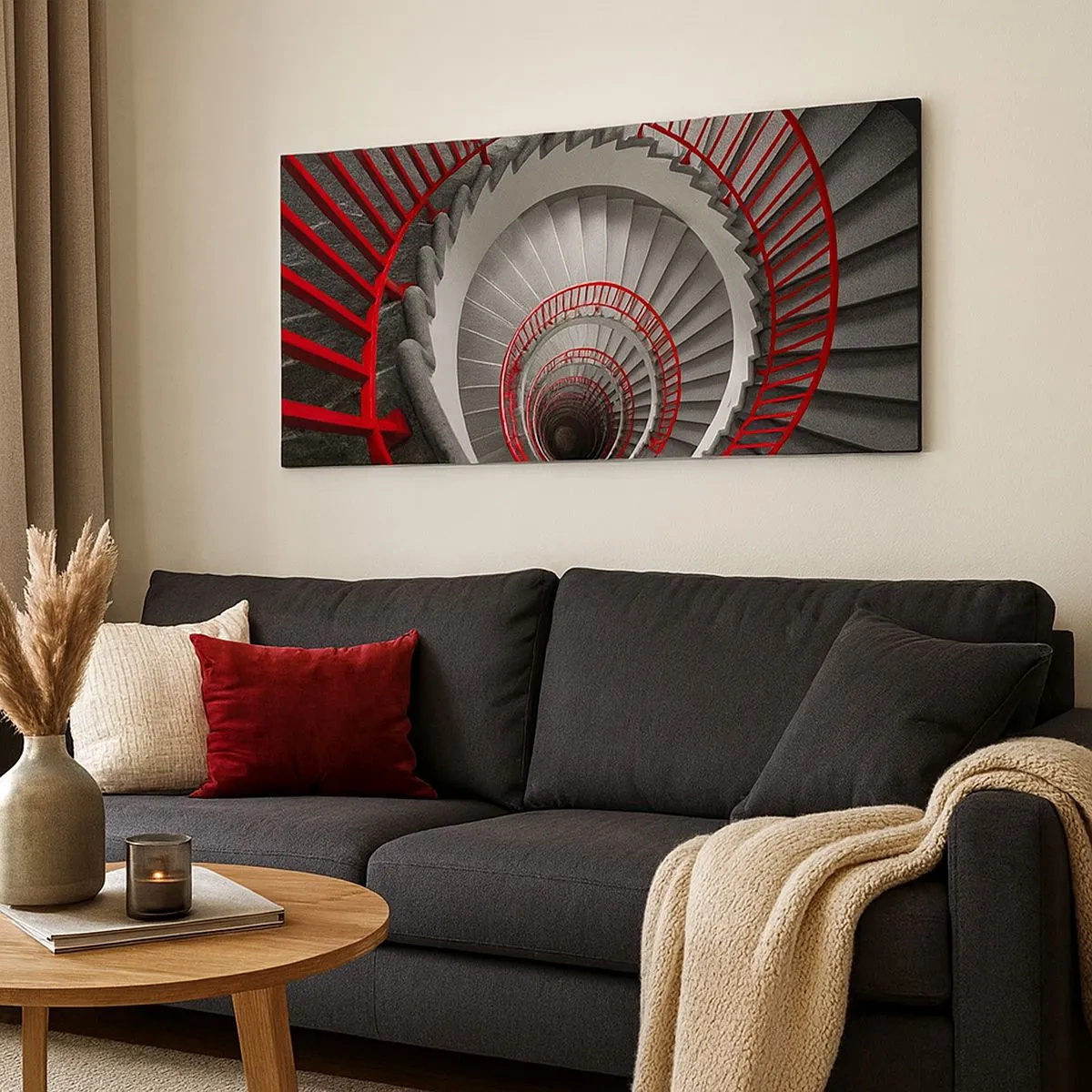 Schilderen op canvas - Architectuur plezier - 100x40 cm