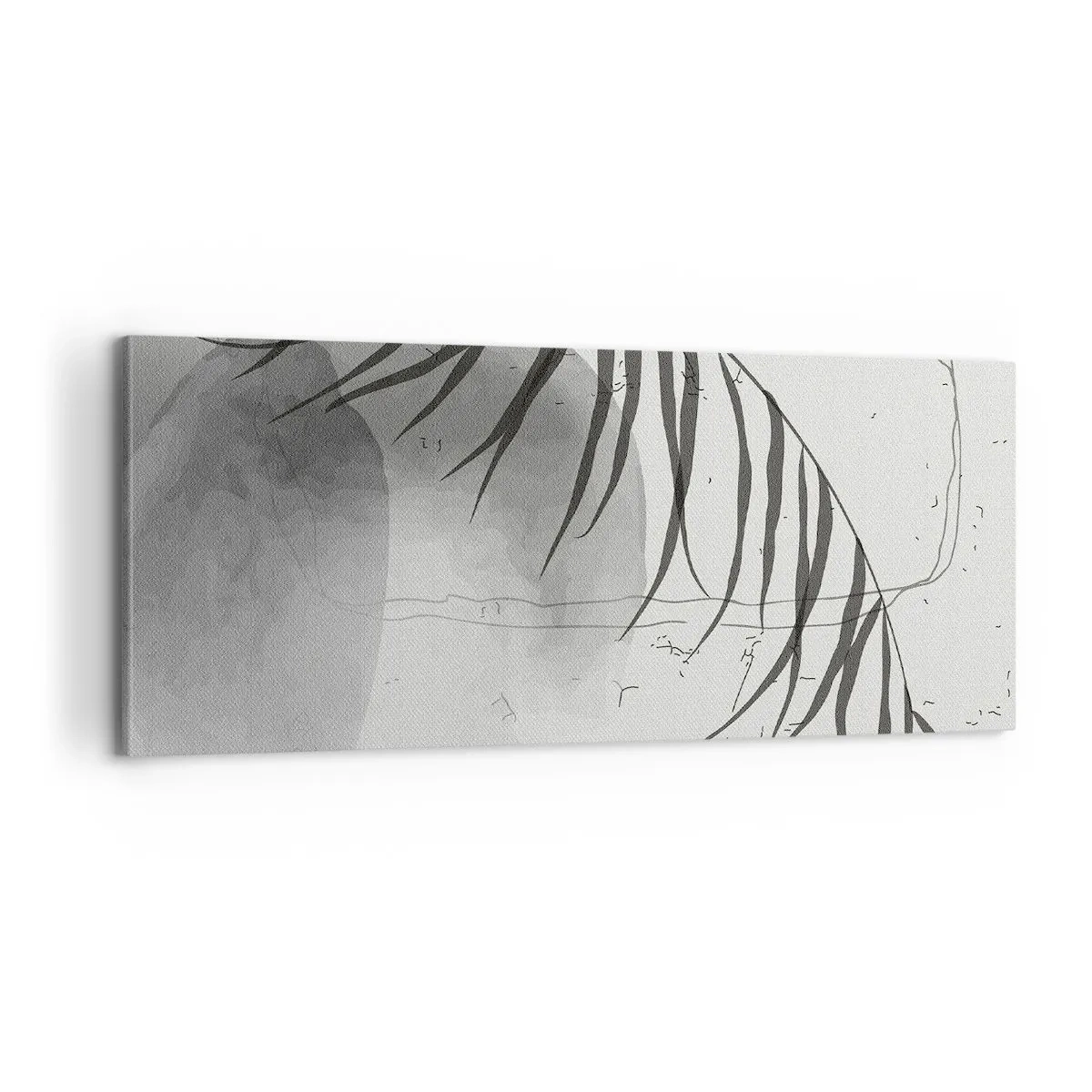 Schilderen op canvas - Het subtiele exotisme van de natuur - 100x40 cm