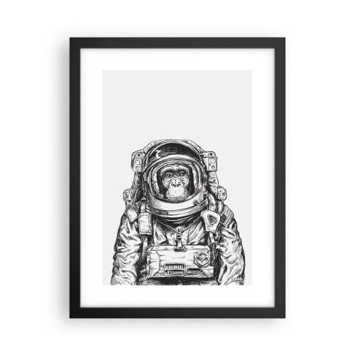 Poster in een zwarte lijst - Alternatieve evolutie - 30x40 cm