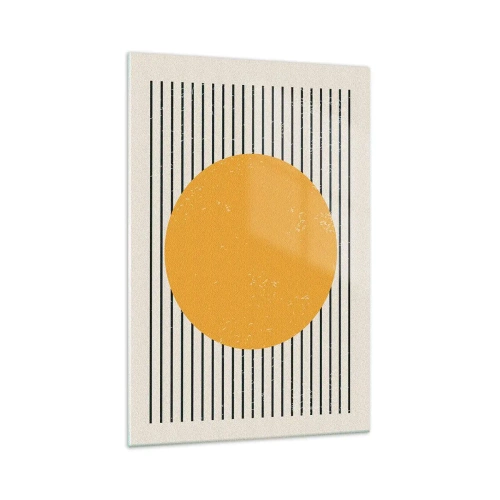 Schilderen op glas - De kracht van eenvoud - 70x100 cm