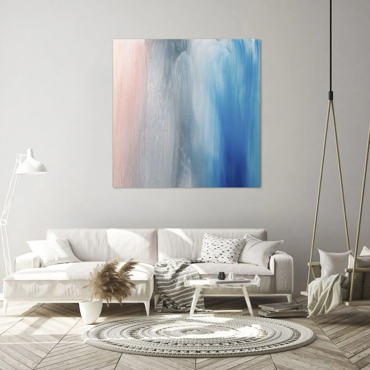 Schilderen op canvas - Elementen: lucht - 60x60 cm