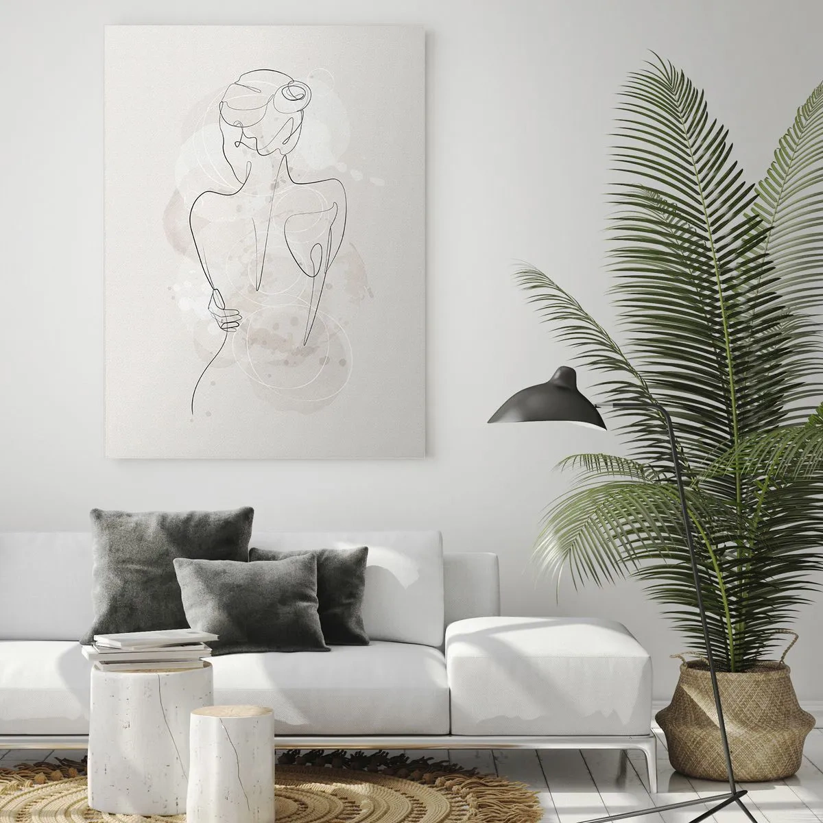 Schilderen op glas - Als een gevoelig instrument - 50x70 cm