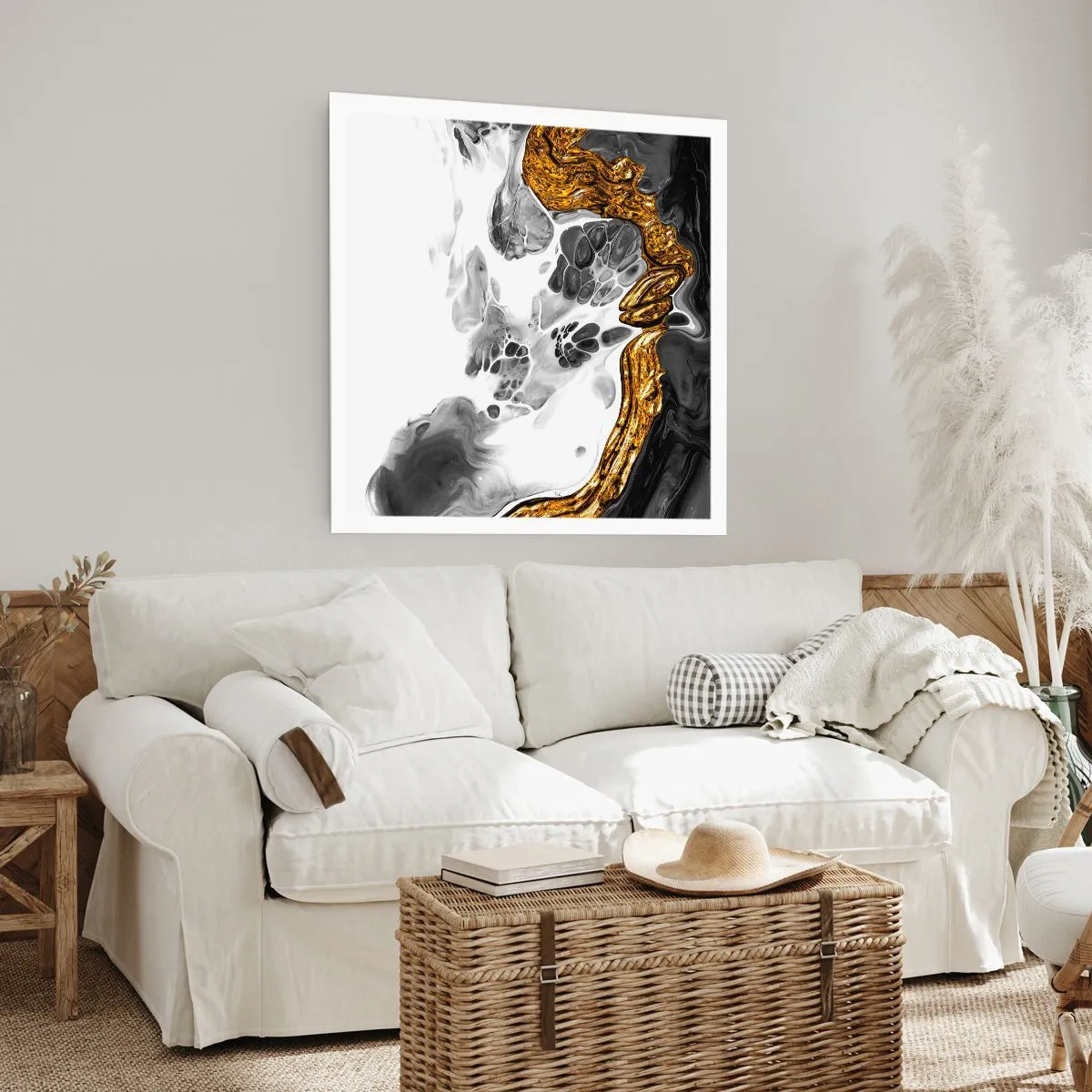 Poster - Organische samenstelling - 60x60 cm