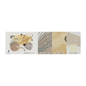 Fotobehang Monster Premium Canvas - Toegepaste plumcologie - Abstractie, Deel, Minimalisme - 100x30 cm