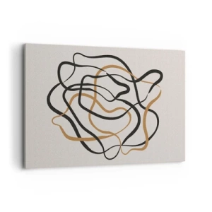 Schilderen op canvas - Alles ging mis - 120x80 cm