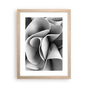 Een poster in een licht eiken lijst - Het gebeurt in de ruimte - 30x40 cm