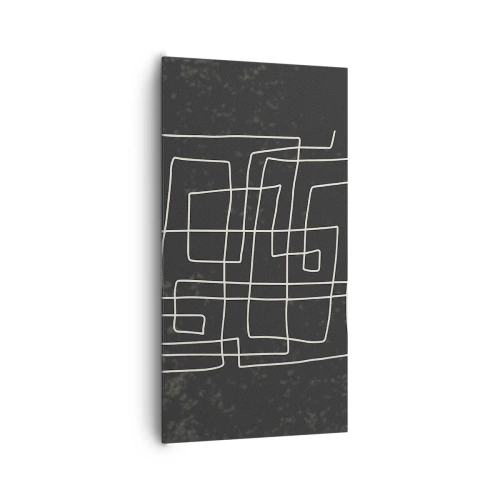 Schilderen op canvas - Niet zo eenvoudig - 65x120 cm