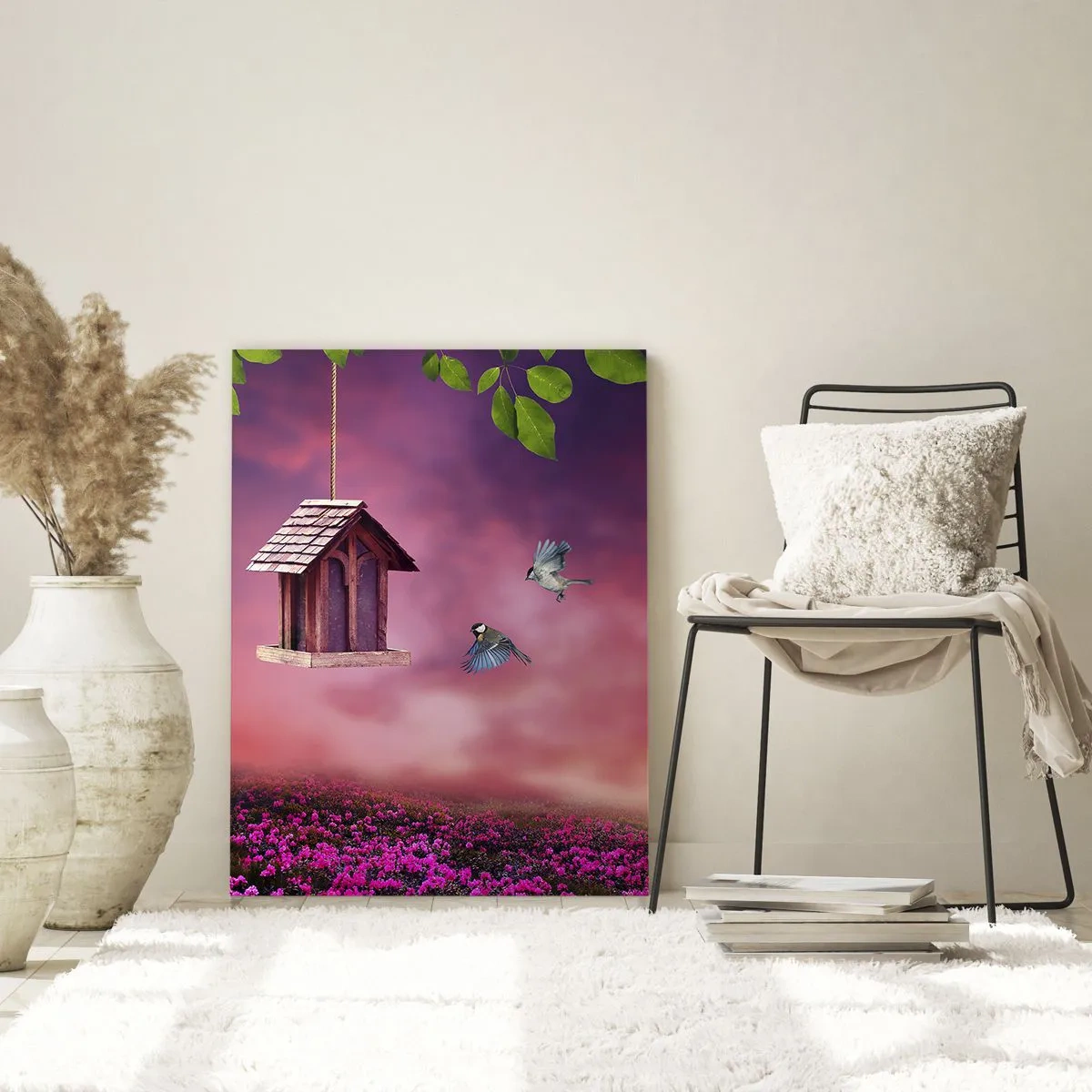 Schilderen op glas - Uitnodiging voor het avondeten - 50x70 cm