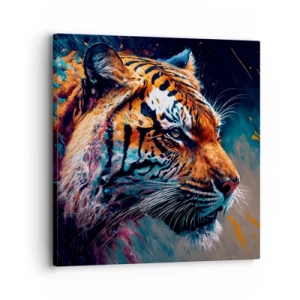 Schilderen op canvas - Wilde schoonheid - 30x30 cm