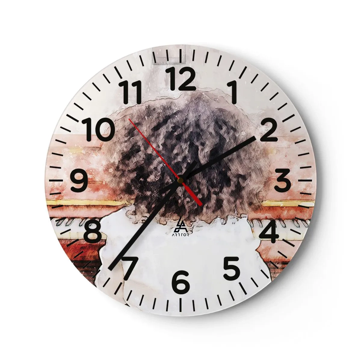 Wandklok - Klok - In de nieuwe wereld - 40x40 cm