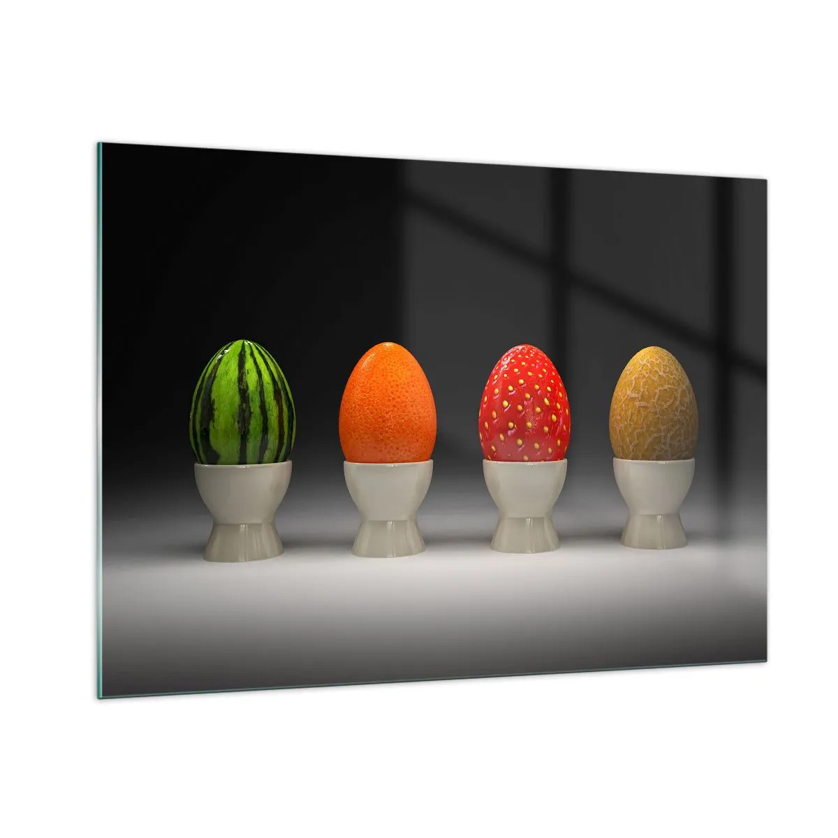 Schilderen op glas - Fruit ontbijt - 100x70 cm