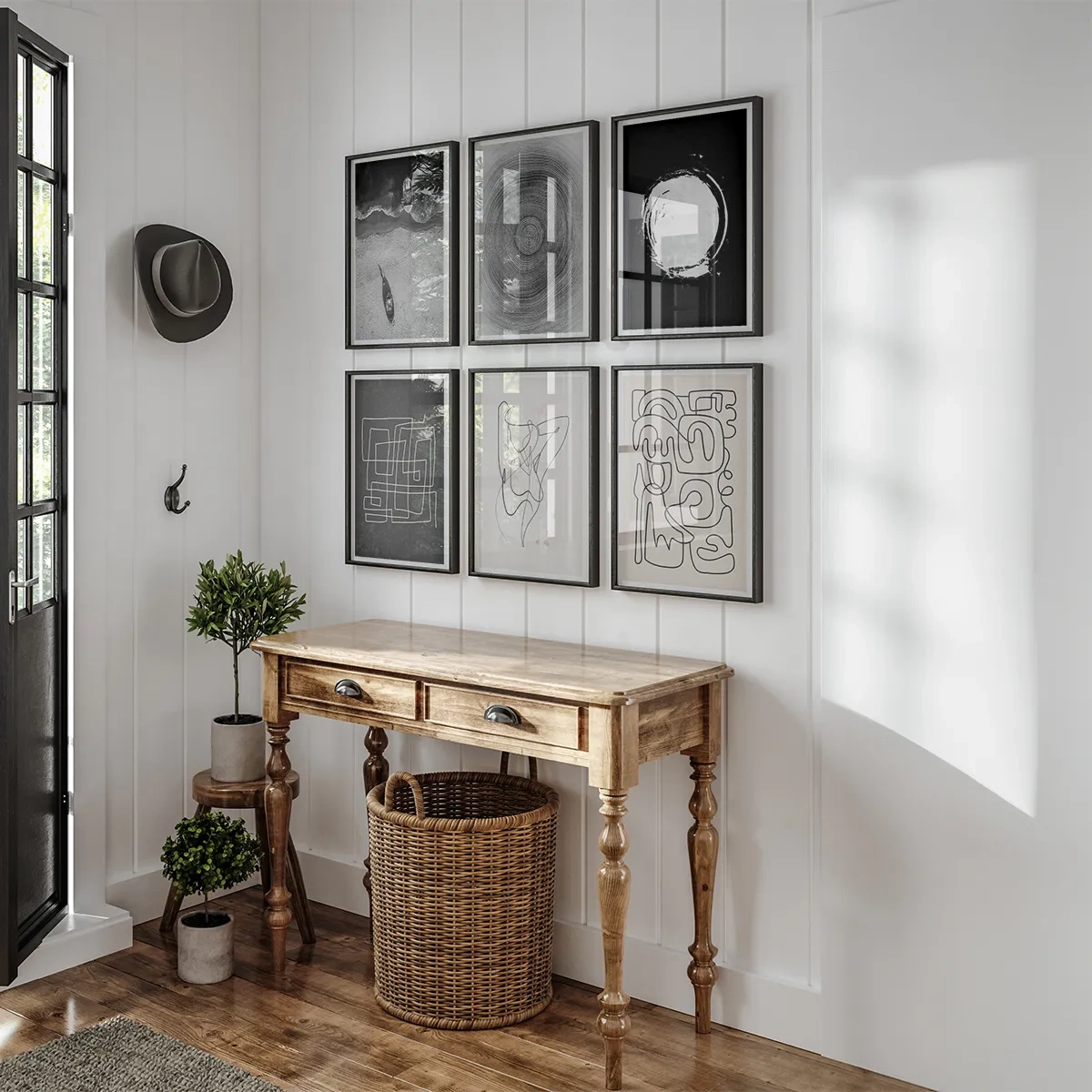 Scandinavian entrance - Inspiratie voor de hal