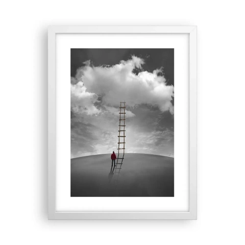 Poster in een witte lijst - Alles is mogelijk - 30x40 cm