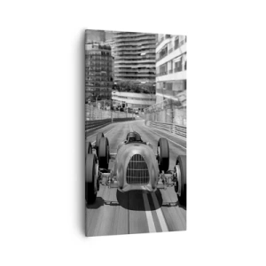 Schilderen op canvas - Lang geleden in Monte Carlo - 55x100 cm