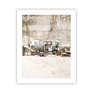 Poster - Er is de tijd om aan de reis te beginnen - 40x50 cm