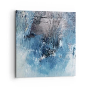 Schilderen op canvas - Rhapsody in Blauw - 70x70 cm