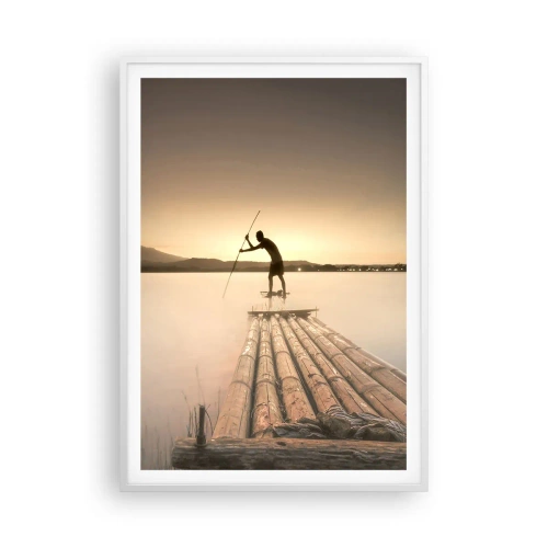 Poster in een witte lijst - Voor het slapen gaan - 70x100 cm