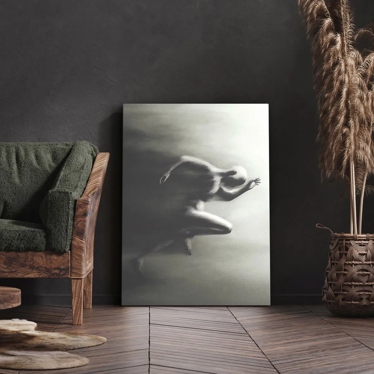 Schilderen op canvas - Niet te stopen - 45x80 cm