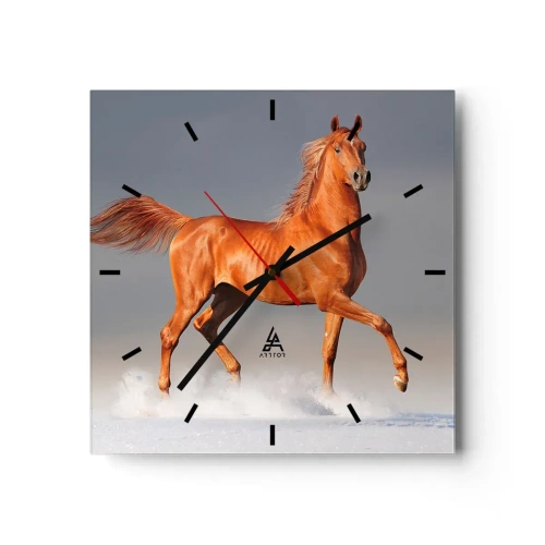 Wandklok - Klok - Dansende elegantie - 30x30 cm