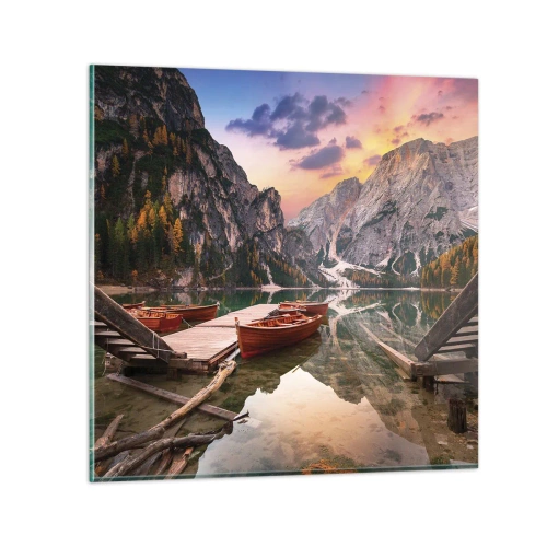 Schilderen op glas - Belofte van de dag - 60x60 cm