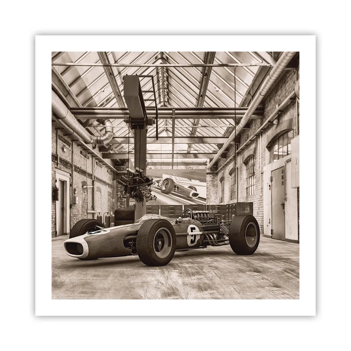 Poster - De rust van de winnaar - 60x60 cm