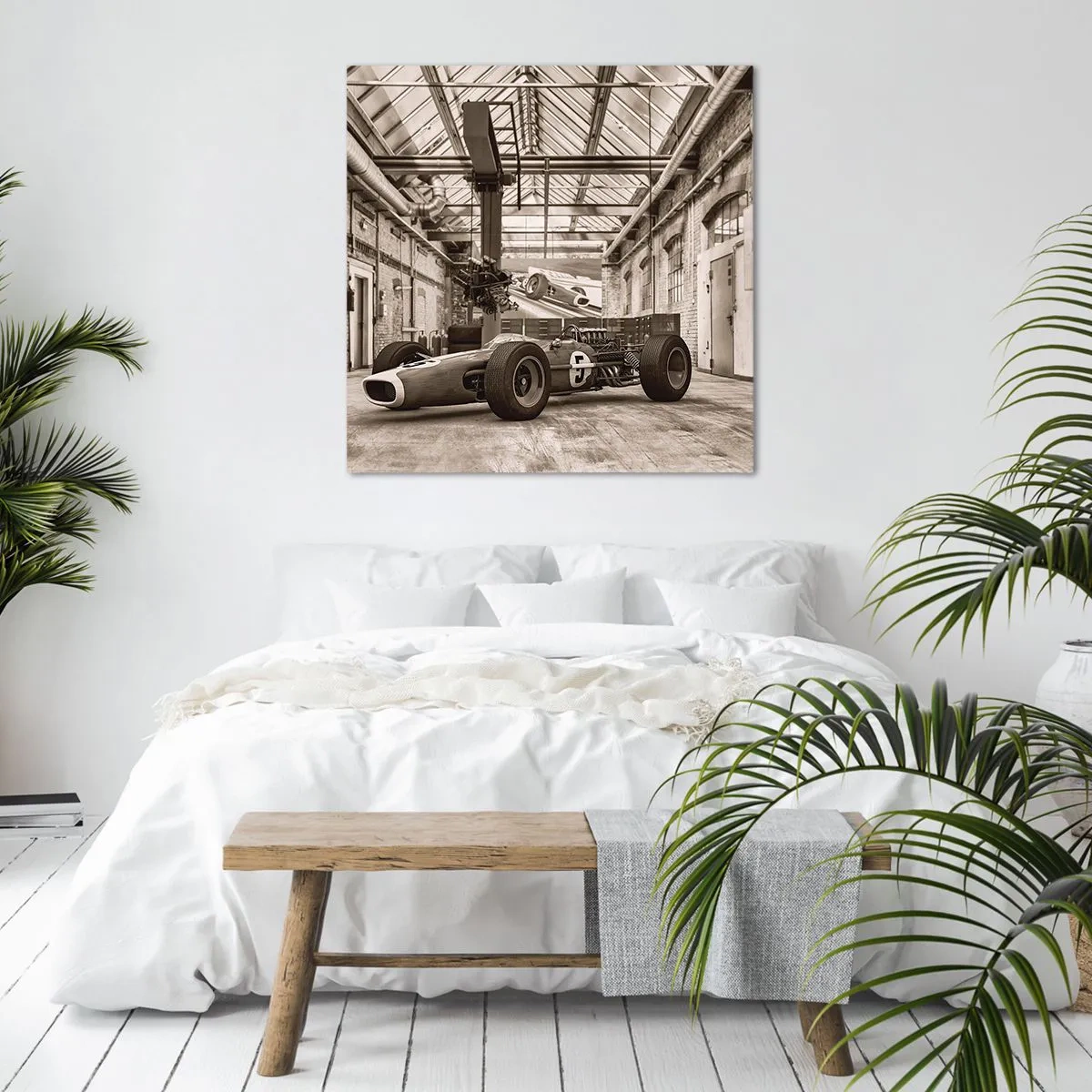 Schilderen op canvas - De rust van de winnaar - 60x60 cm