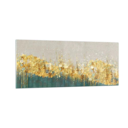 Schilderen op glas - De gouden rand - 100x40 cm