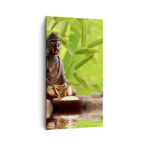 Schilderen op canvas - Het leven is mooi - 45x80 cm