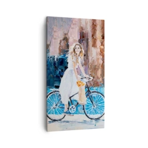 Schilderen op canvas - Vreugde in de ochtend - 45x80 cm