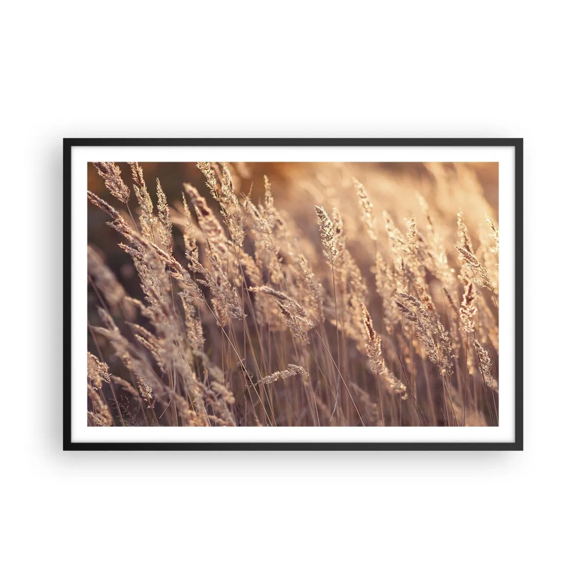 Poster in een zwarte lijst - Klaar om de herfst te verwelkomen - 91x61 cm