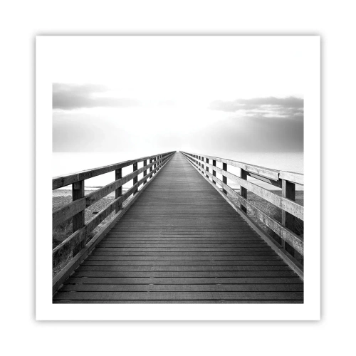 Poster - In de verte ... - 60x60 cm