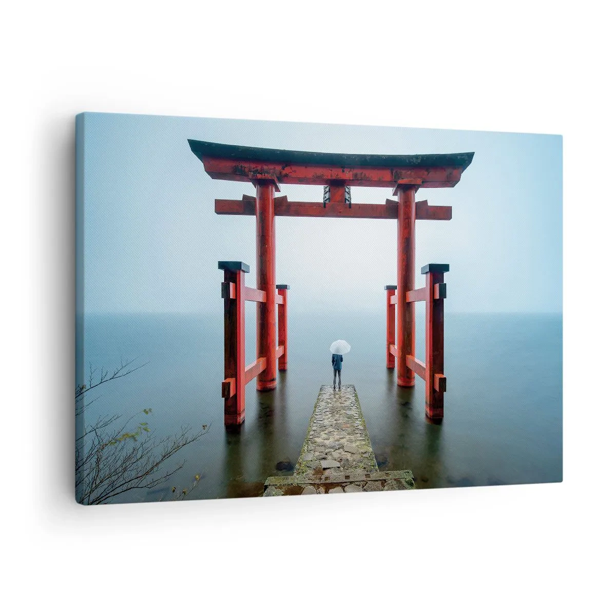 Schilderen op canvas - Japanse mijmering - 70x50 cm