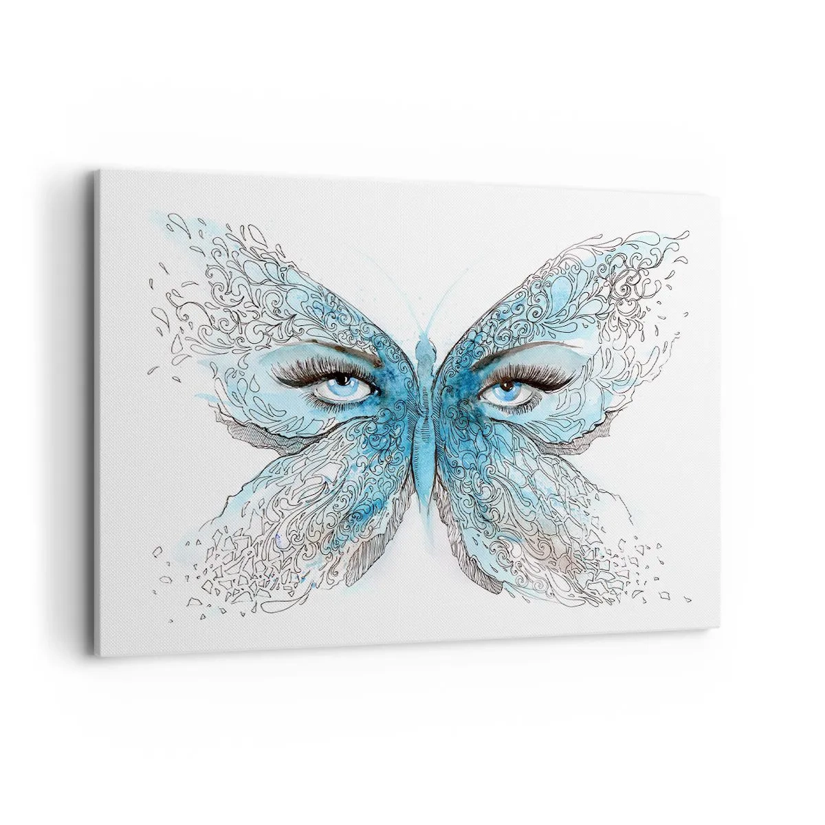 Schilderen op canvas - Eros pimpelmees - 100x70 cm