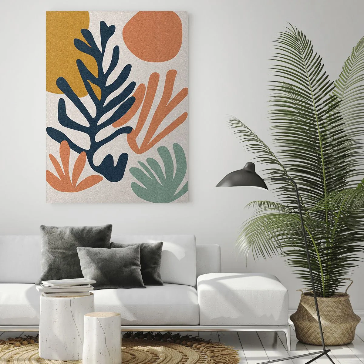 Schilderen op glas - Koraalzeeën - 50x70 cm