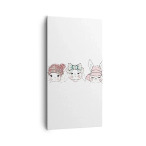 Schilderen op canvas - Peinzend, verdrietig, tevreden - 55x100 cm