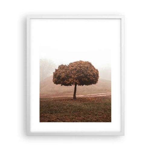 Poster in een witte lijst - Na een drukke zomer - 40x50 cm