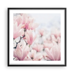 Poster in een zwarte lijst - Het ideaal van subtiliteit - 50x50 cm