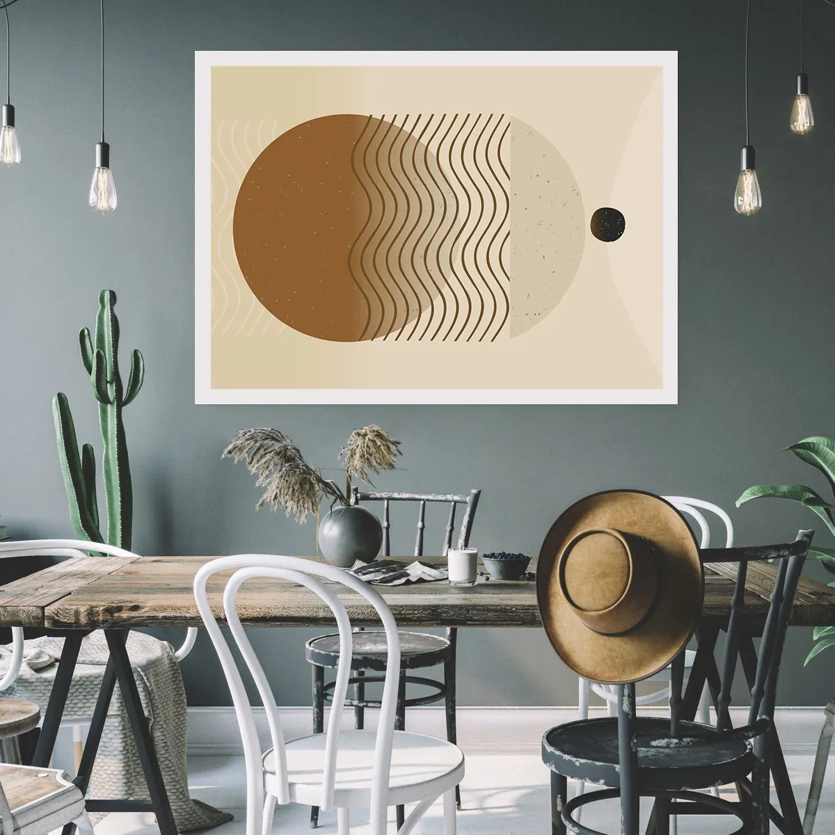 Poster - Over de oorsprong van geometrische figuren - 70x50 cm