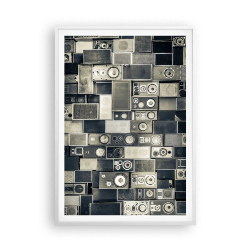 Poster in een witte lijst - En alles is goed - 70x100 cm