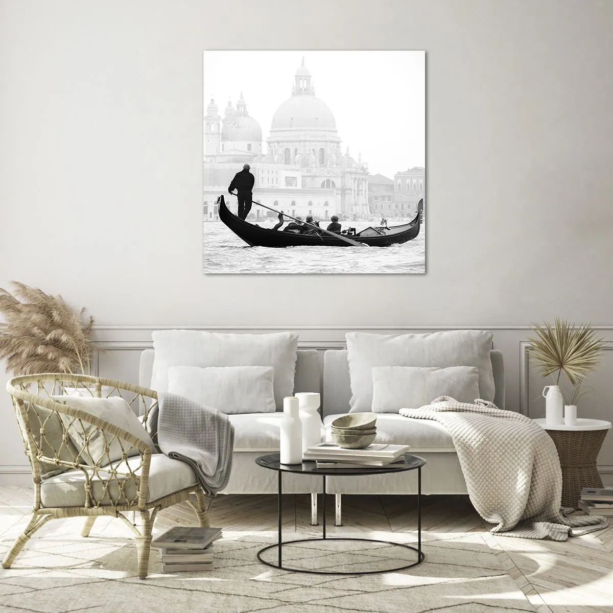 Schilderen op glas - Reis naar de bronnen van schoonheid - 50x50 cm