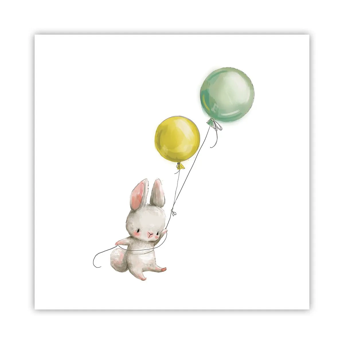 Poster - Ik ga ook vliegen! - 60x60 cm