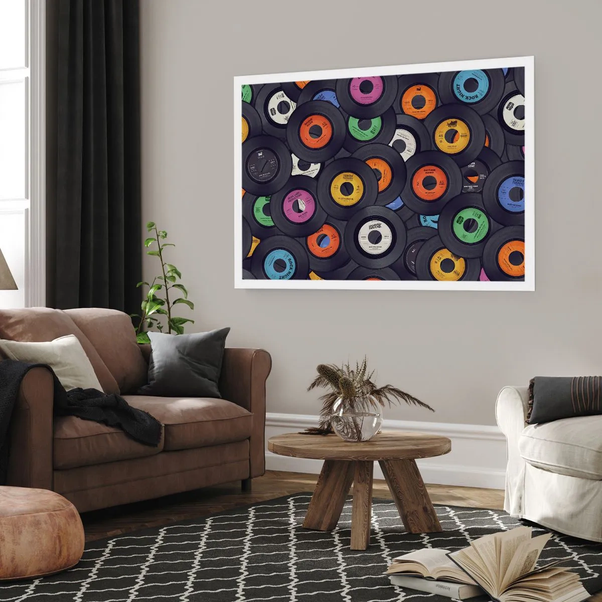 Poster - De kleuren van de klassiekers - 100x70 cm