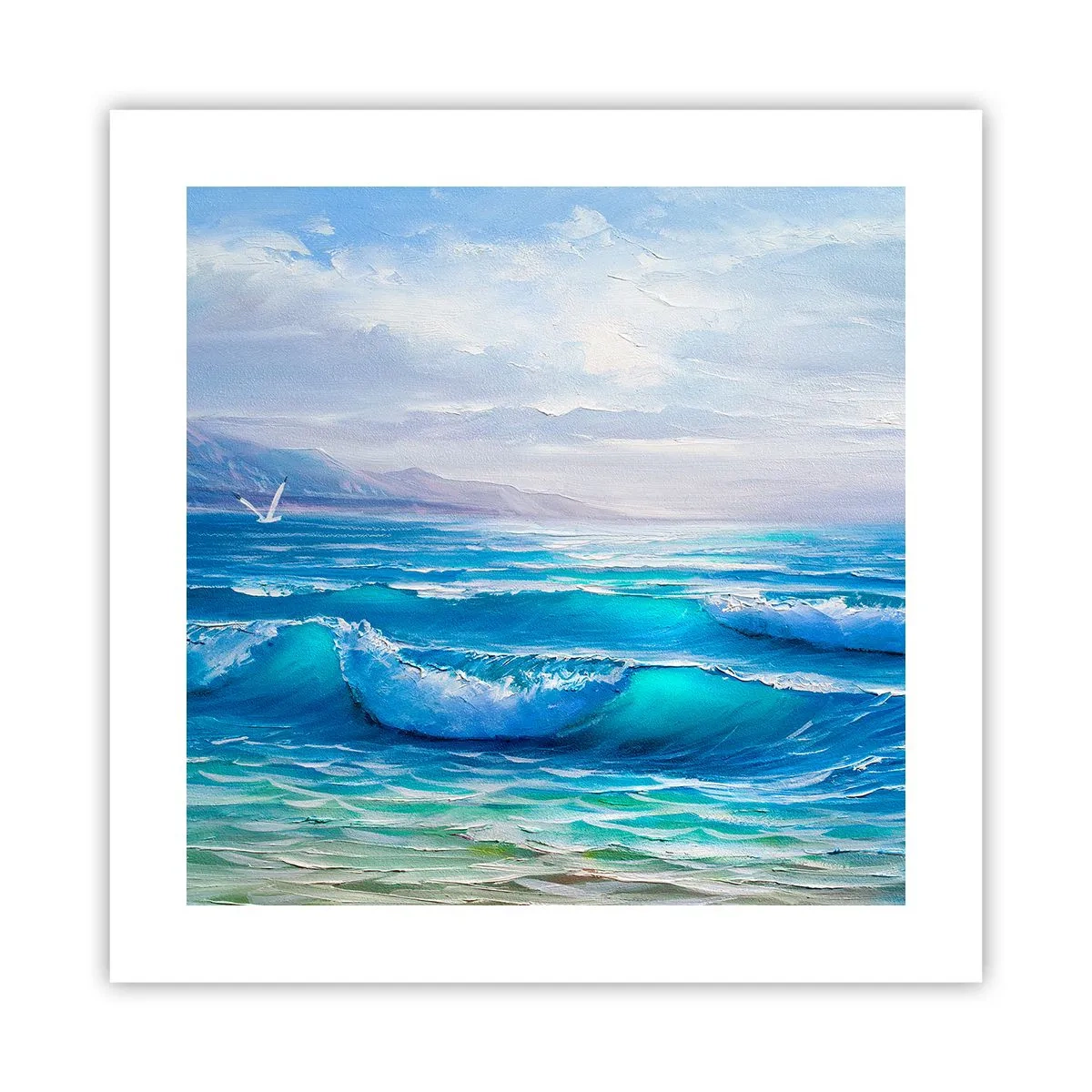 Poster - Het brengt verlichting - 40x40 cm